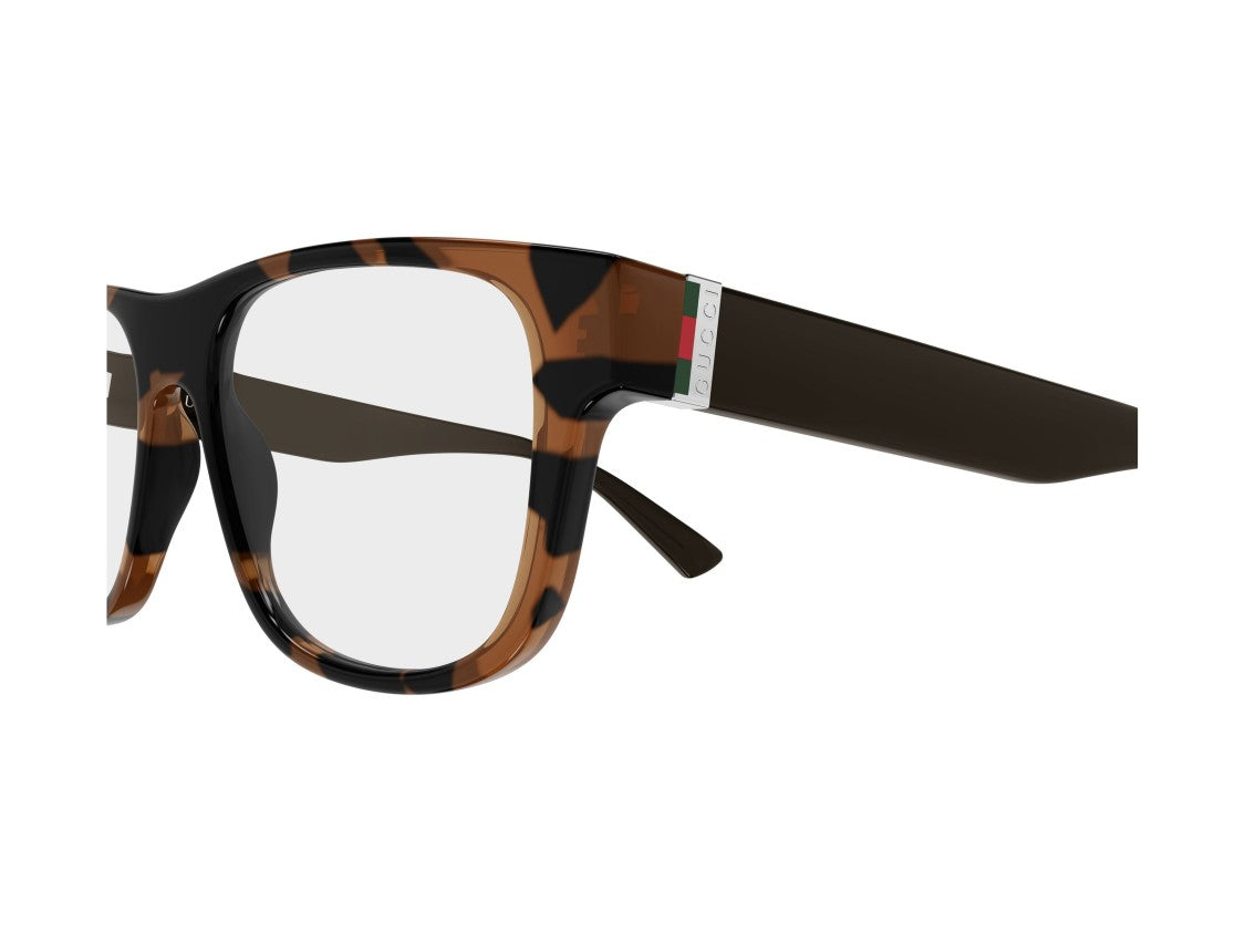 Gucci Tortoiseshell Gg2086o Square Eyeglasses