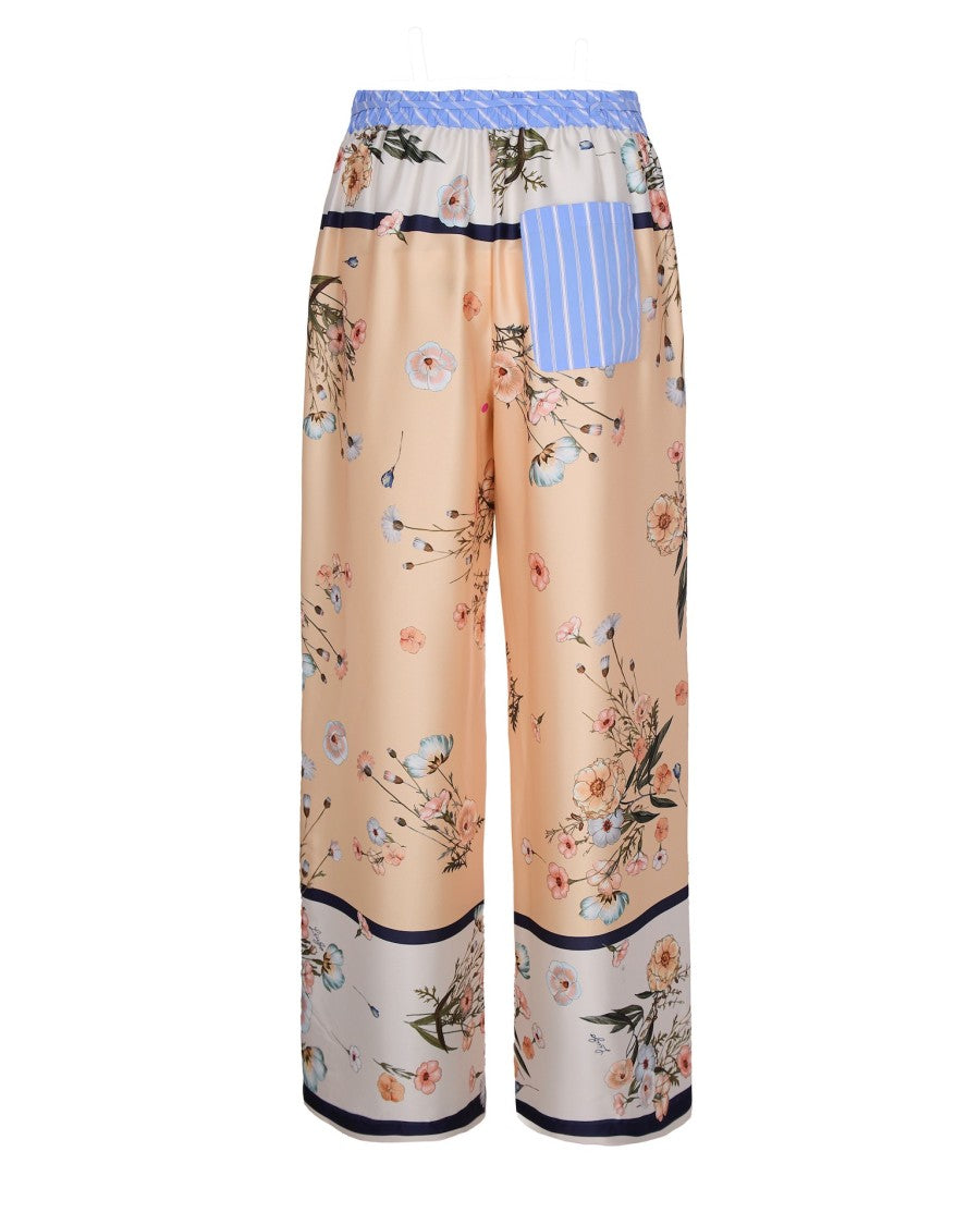 Liu Jo Palazzo Pants With Floral Pattern