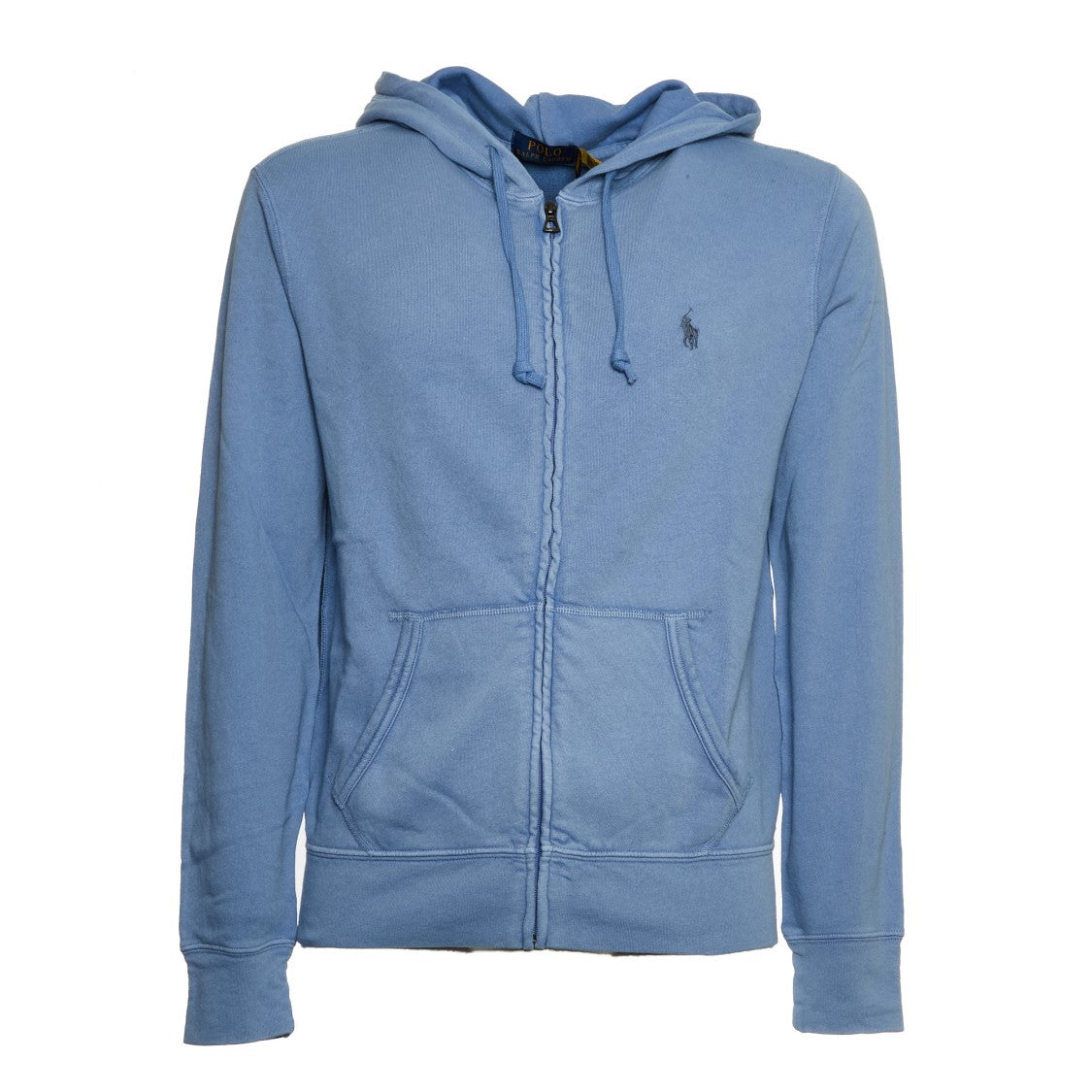 Polo Ralph Lauren Campus Blue Hooded Sweatshirt With Drawstring