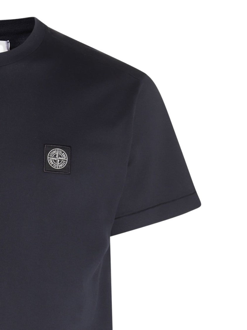 Stone Island Crew Neck Black T-Shirt