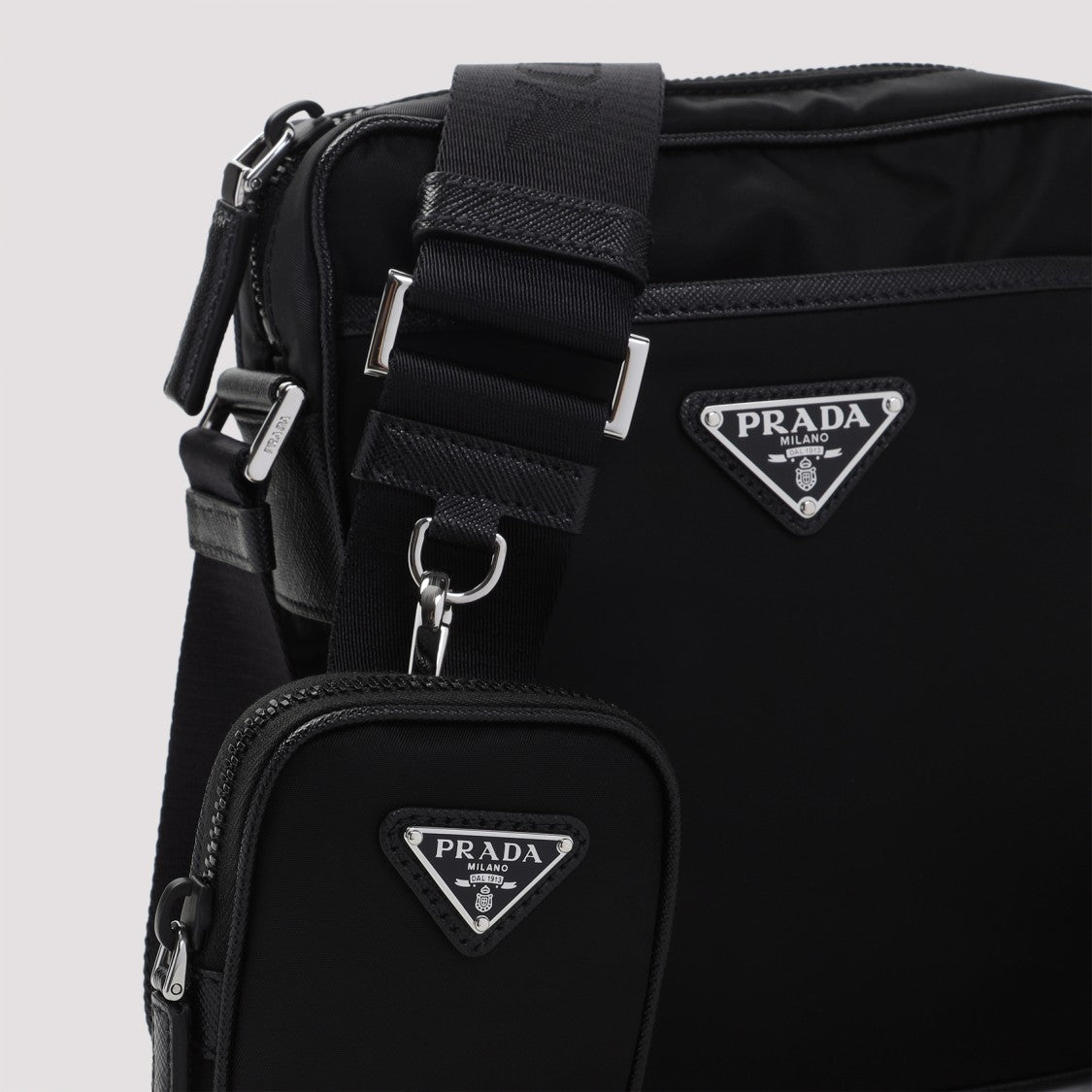 Prada Eco-Friendly Black Cross-Body Bag
