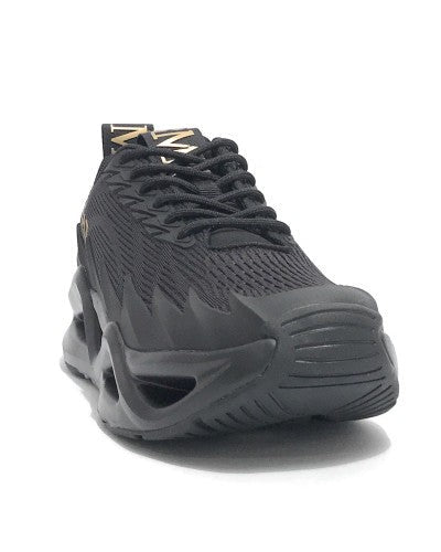 Ea7 Emporio Armani Galaxy Print Knit Sneakers With Sculpted Midsole