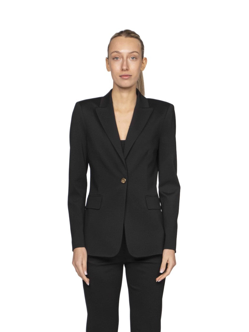 Pinko Black New Signum Tailored Structured Blazer