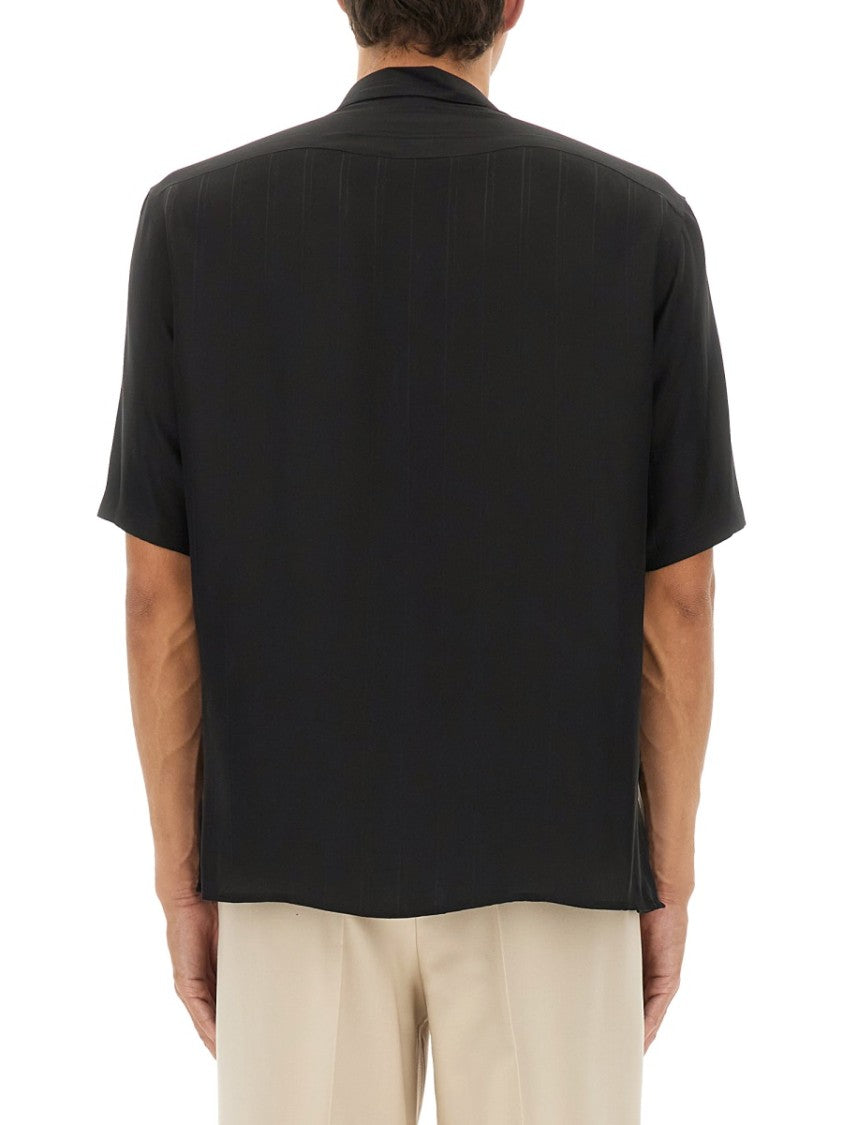 Saint Laurent Cassandre Striped Shirt