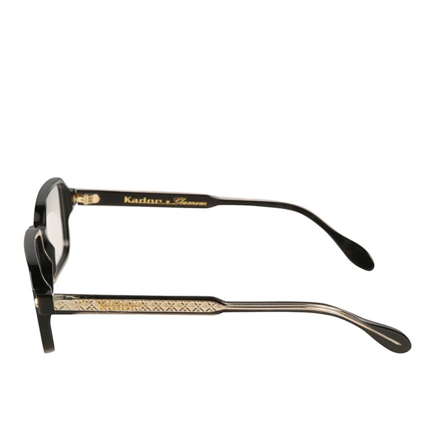 Kador Kolette/N Rectangular Frame Eyeglasses With Gold Detailing