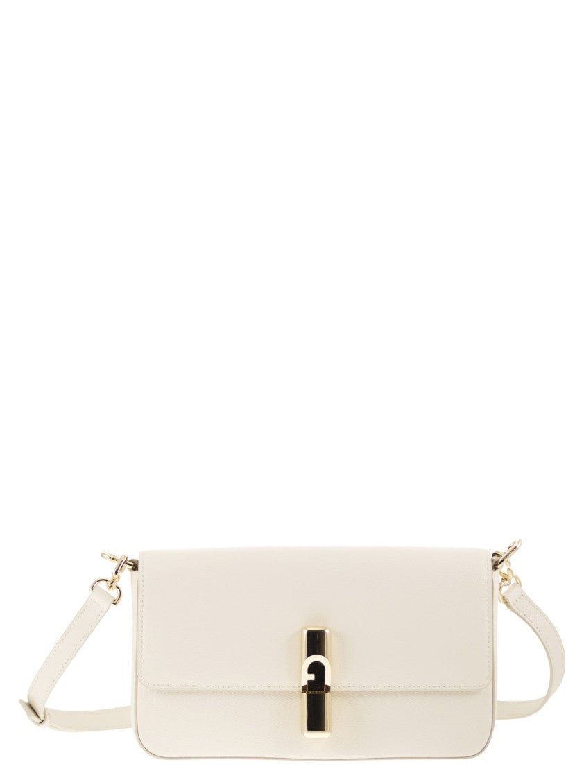 Furla Iride Crossbody Bag In Fine Hammered Leather