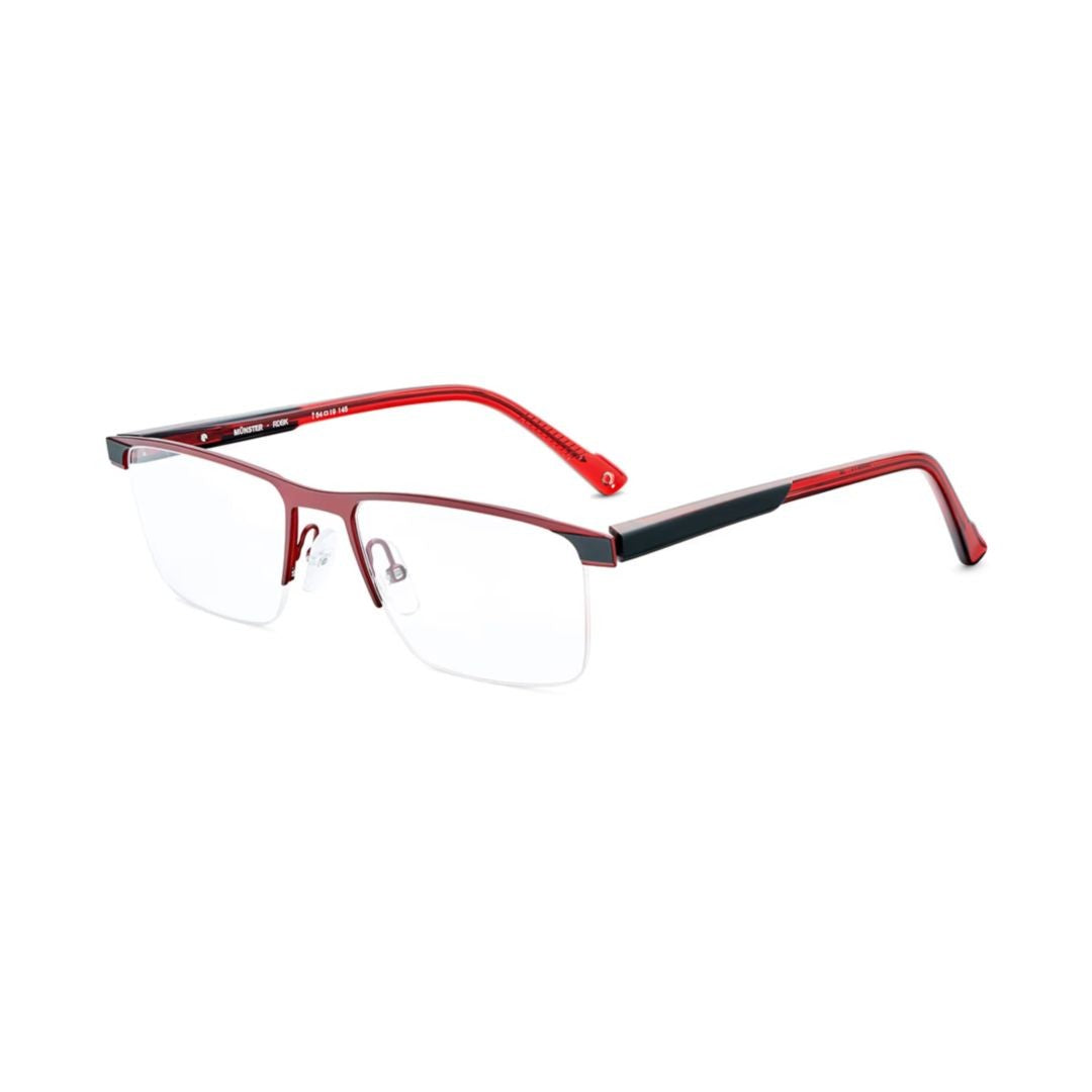 Etnia Barcelona Munster Semi-Rimless Eyeglasses With Bold Metal Frame