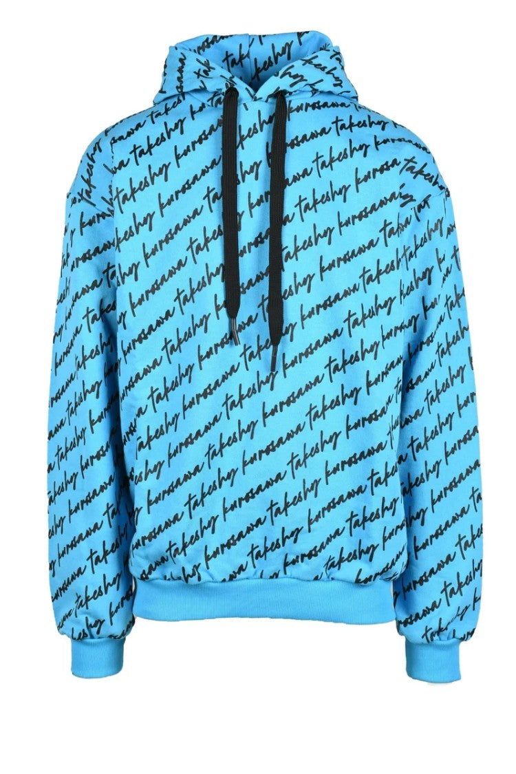Takeshy Kurosawa Turquoise Cotton Sweatshirt