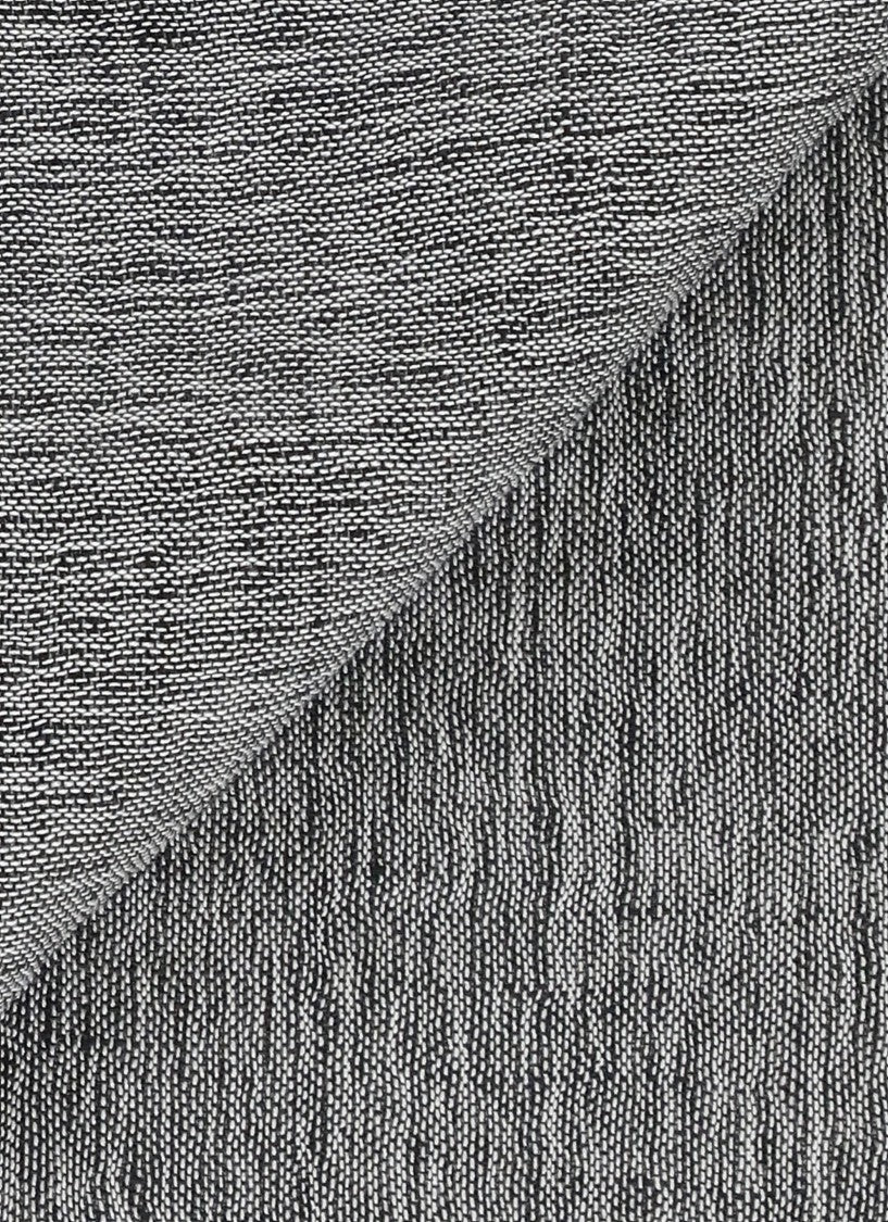 Panicale Rectangular Grey Linen Blend Scarf With Lurex Pattern