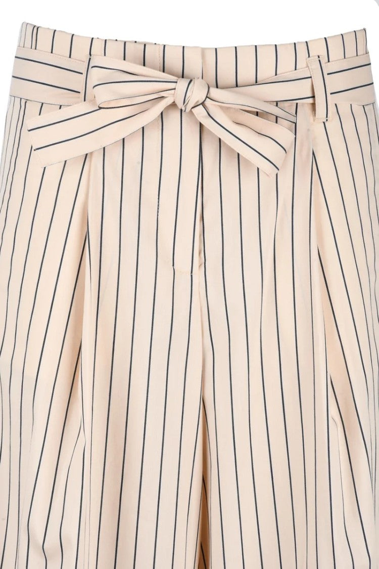 Roberto Collina High-Waisted Pinstripe Palazzo Pants