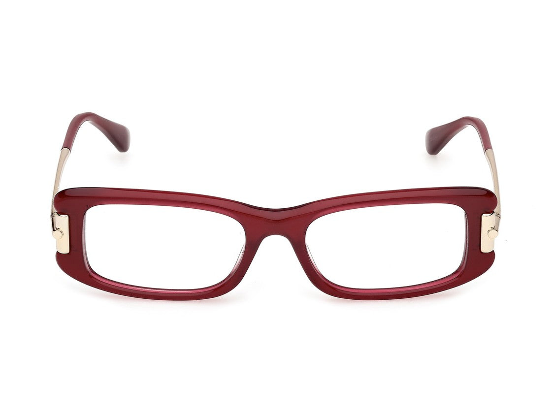 Max Mara Burgundy Mm5224 Rectangular Acetate Eyeglasses