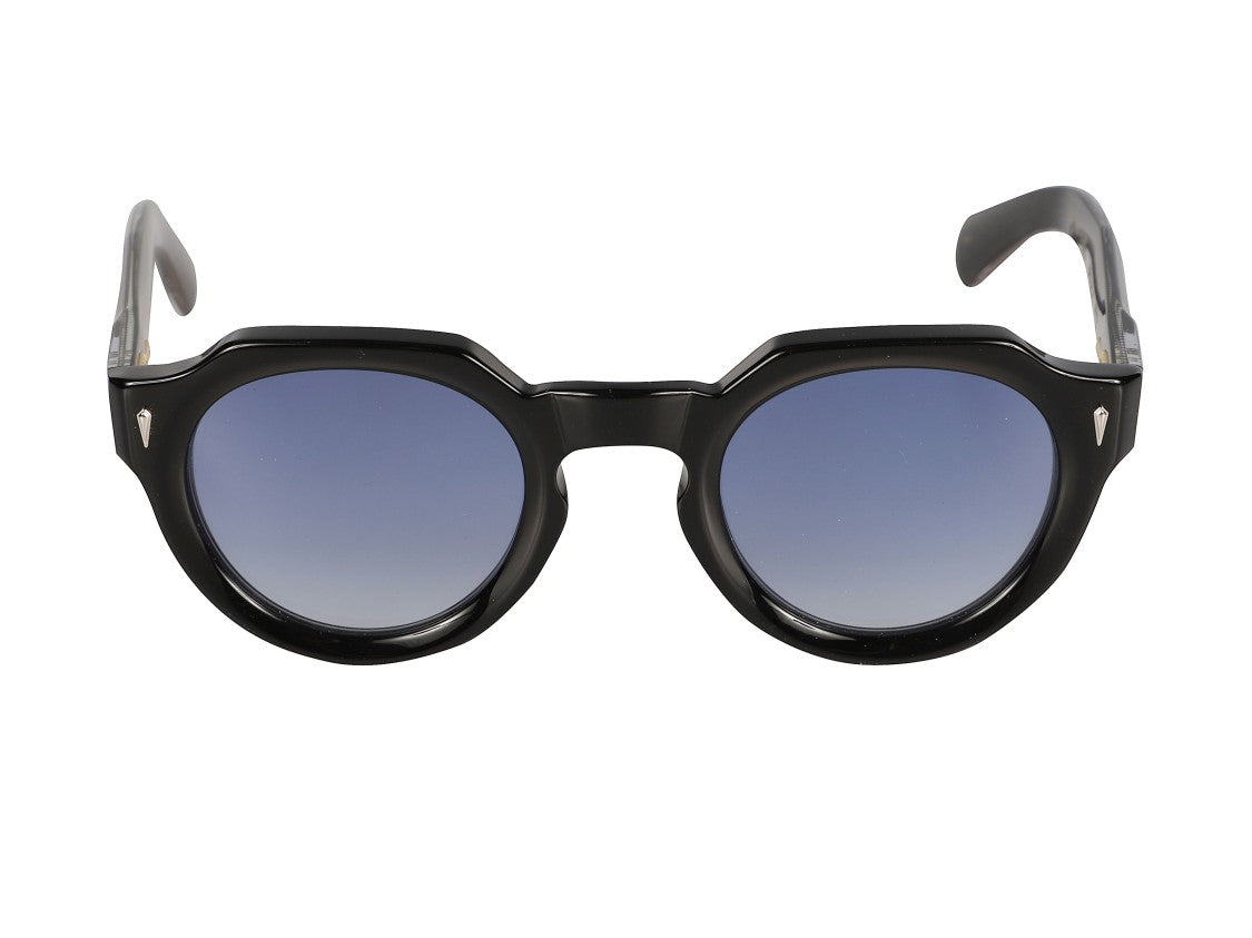 Kador Blue Spike 2-48-S Round Gradient Sunglasses