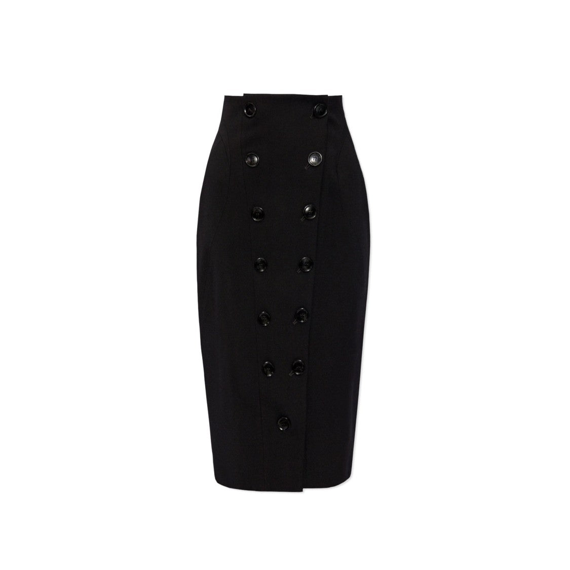 Alaïa Knee-Length Wool Pencil Skirt