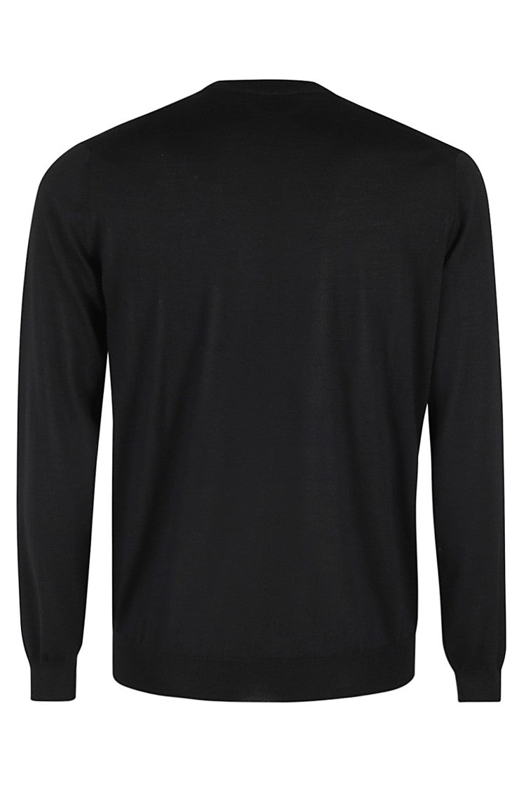 Filippo De Laurentis Crew Neck Sweater In Superfine Merino Wool