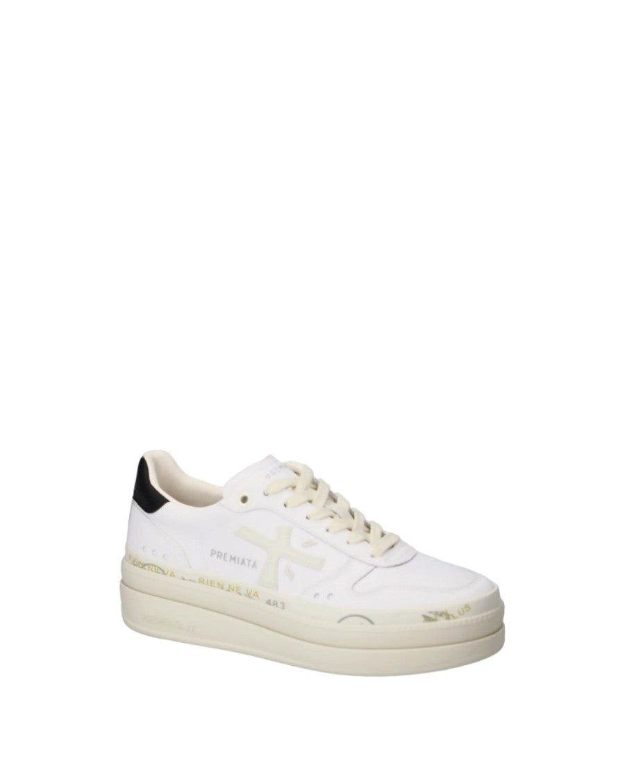 Premiata Double-Layer Platform Midsole Sneakers
