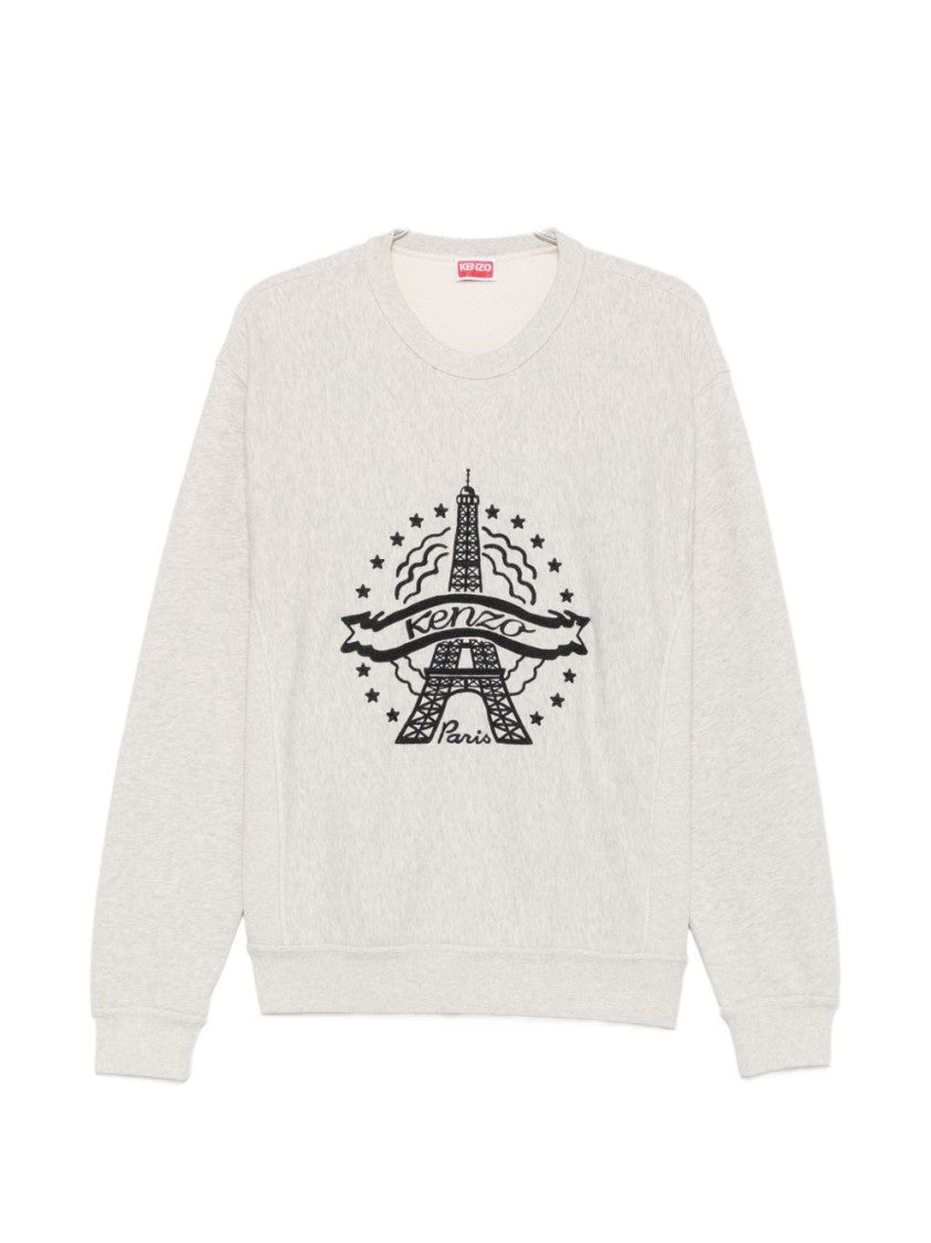 Kenzo Eiffel Tower Graphic Crewneck Sweater