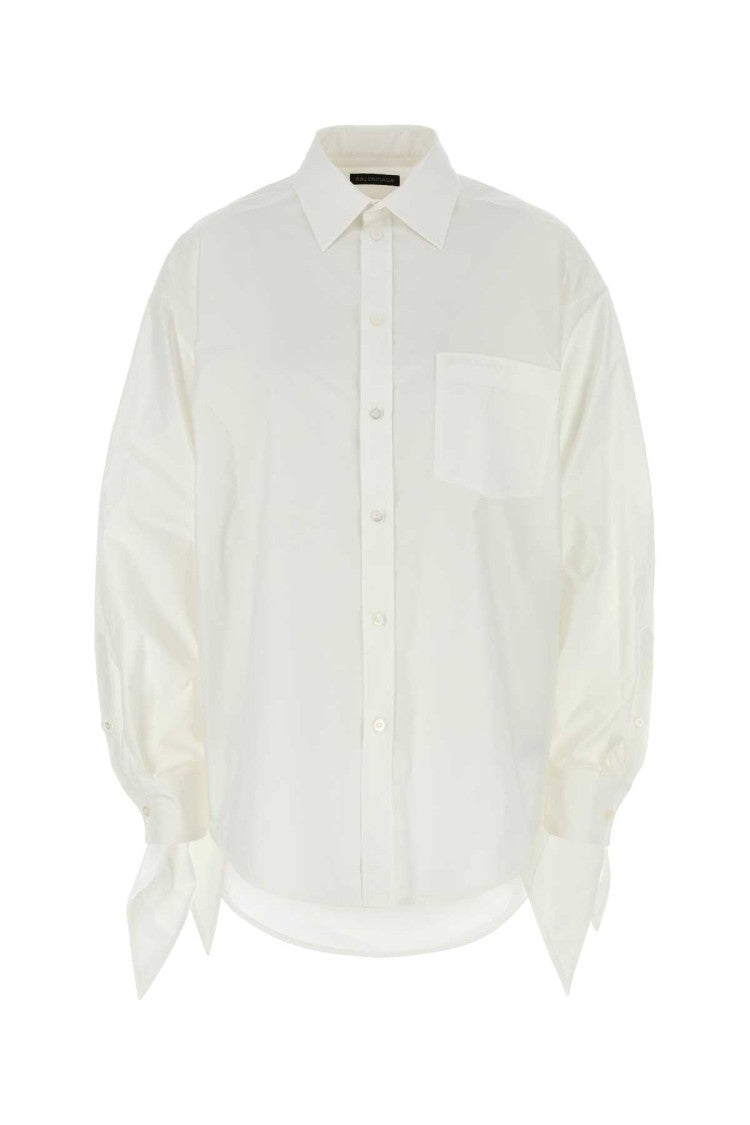 Balenciaga White Poplin Shirt