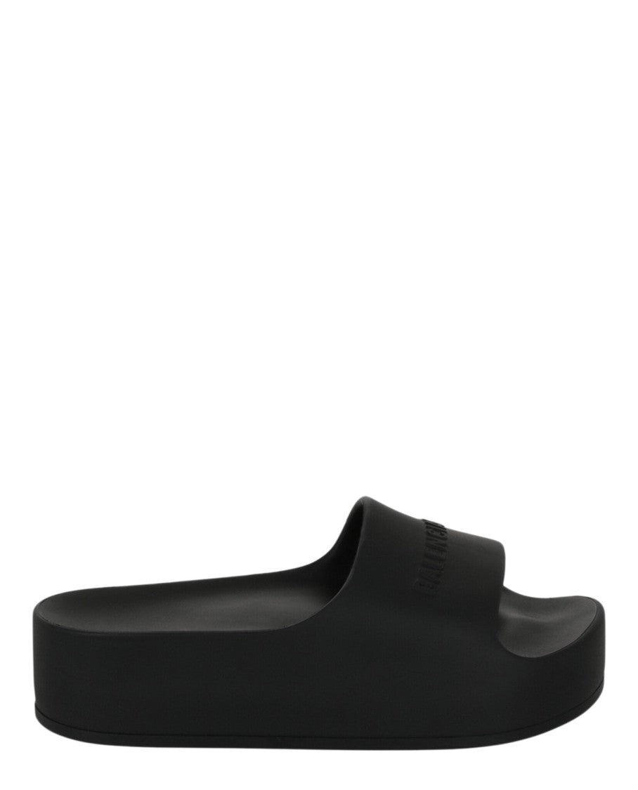 Balenciaga Chunky Logo Slide Sandals