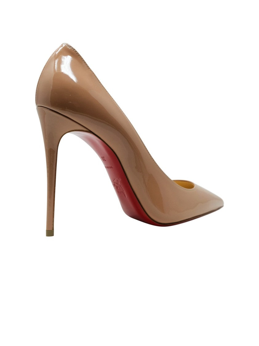 Christian Louboutin Nude Patent Kate Pumps