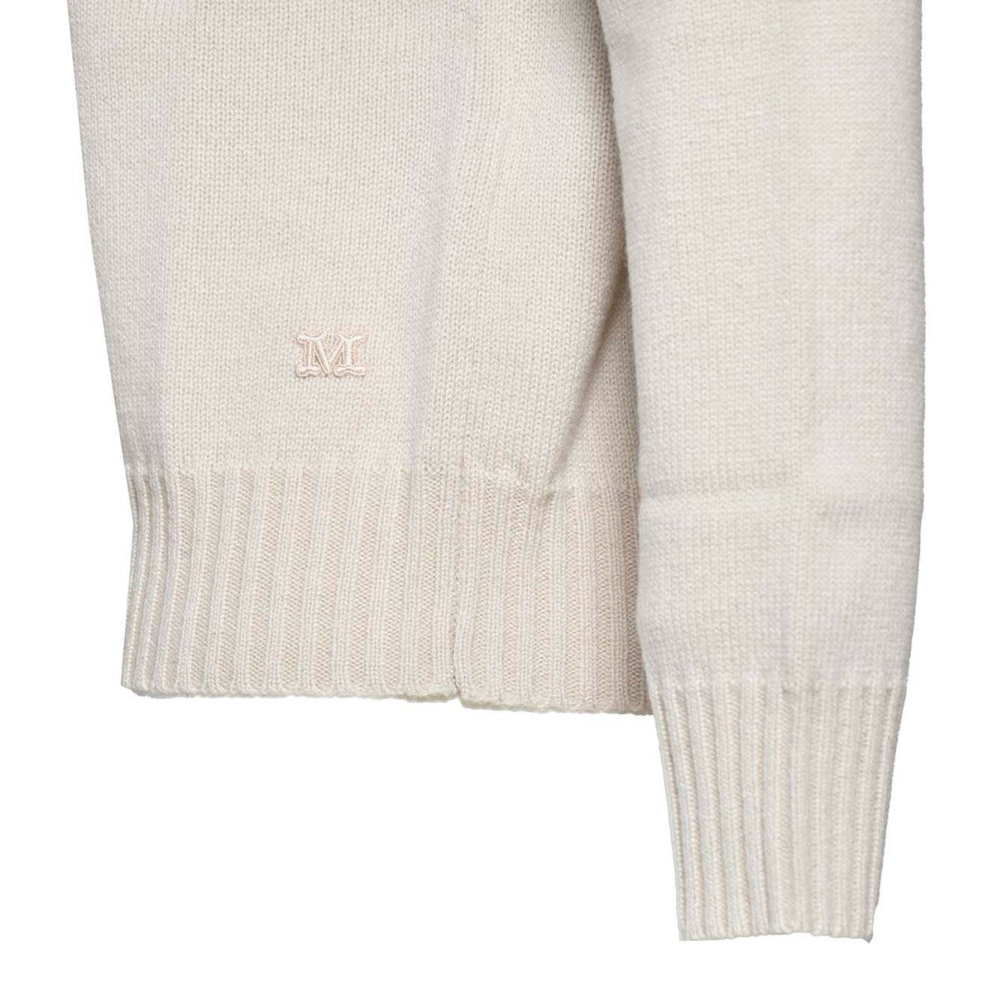 Max Mara Viglio Pullover In Beige Cashmere