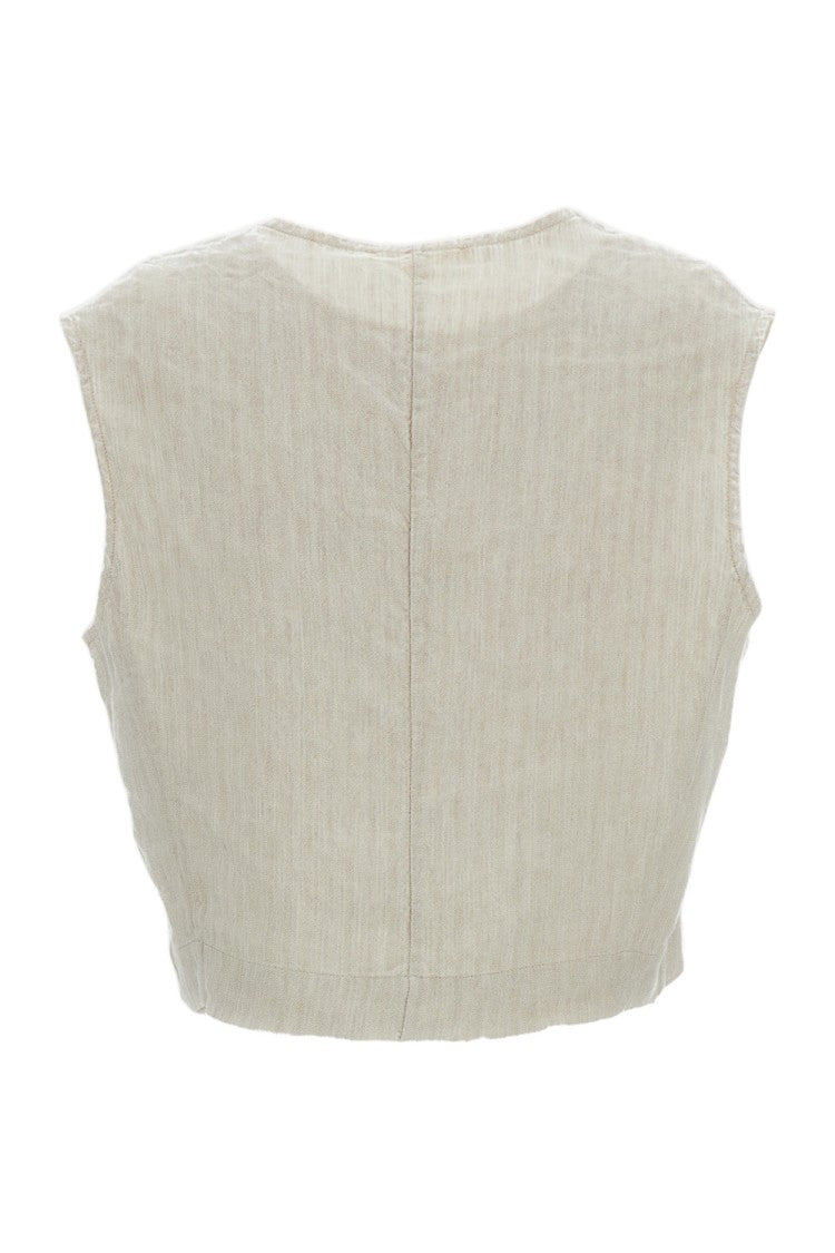 Barena Herringbone-Effect Gilet
