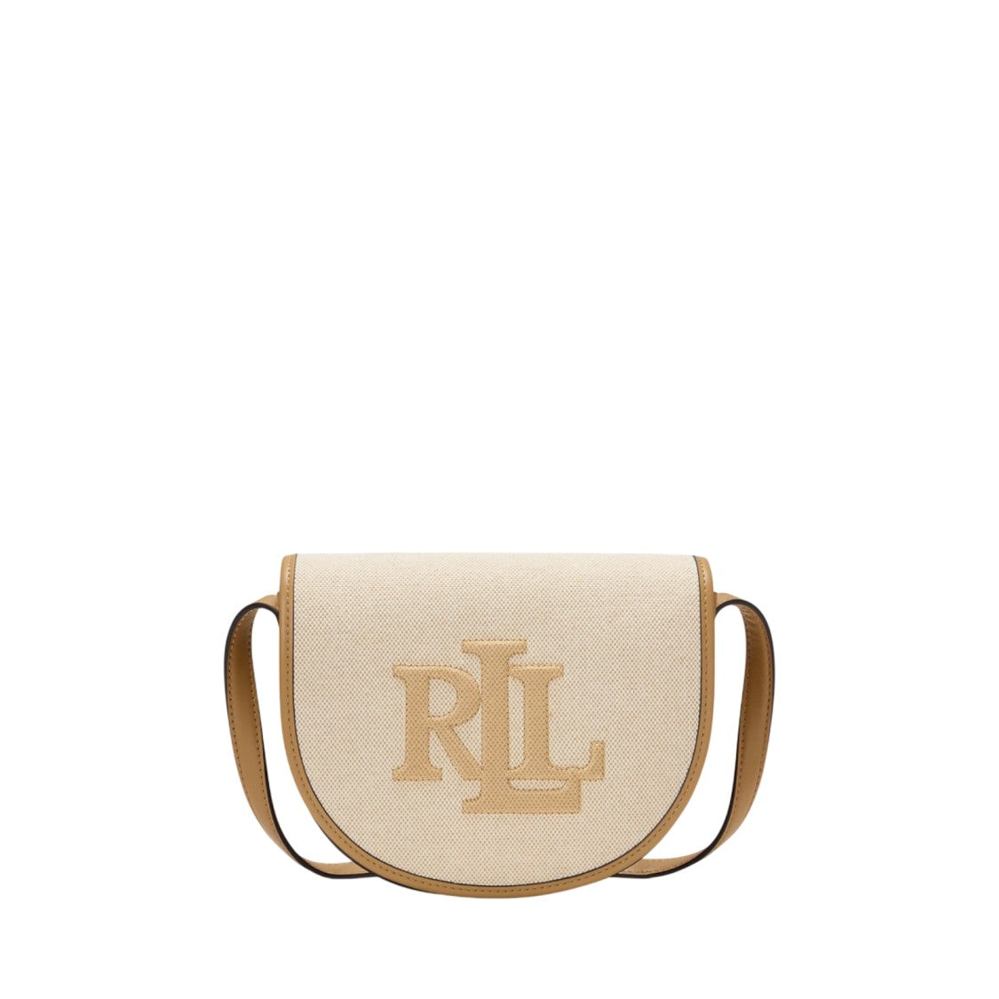 Lauren Ralph Lauren Structured Brown Crossbody Bag