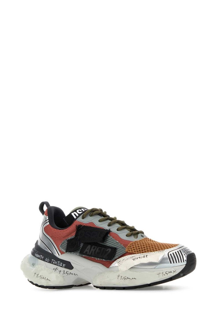 Dsquared2 Multicolor Fabric Sneakers