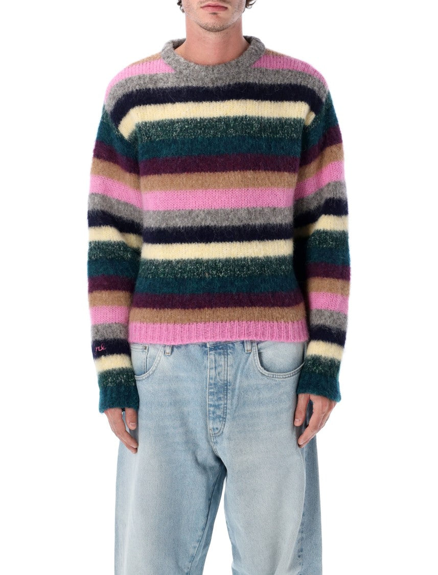 Erl Striped Creneck Sweater
