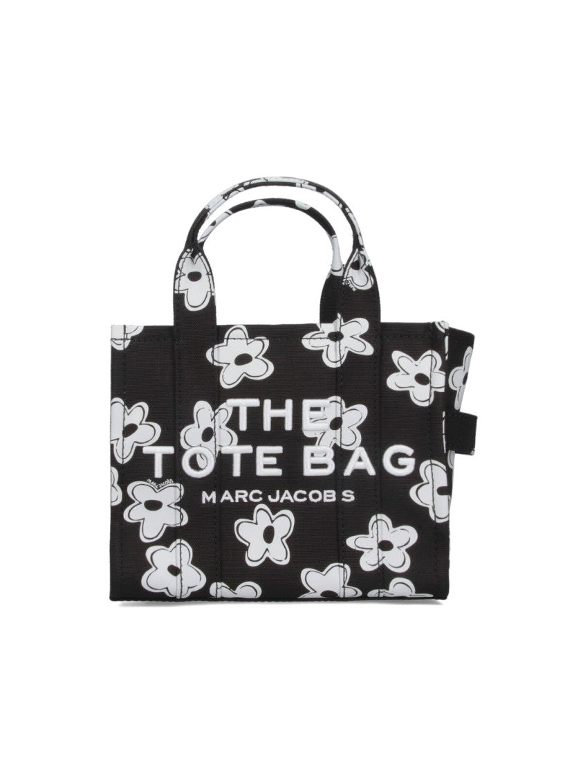 Marc Jacobs The Daisy Canvas' Small Tote Bag – Black