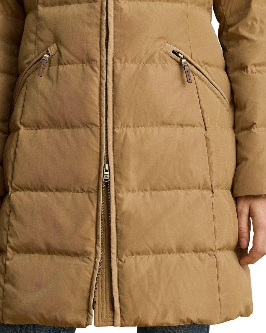 Lauren Ralph Lauren Classic Camel Insulated Down Coat