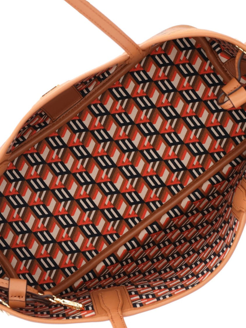 Mcm "Liz" Small Reversible Tote Bag, In Brown "Visetos"