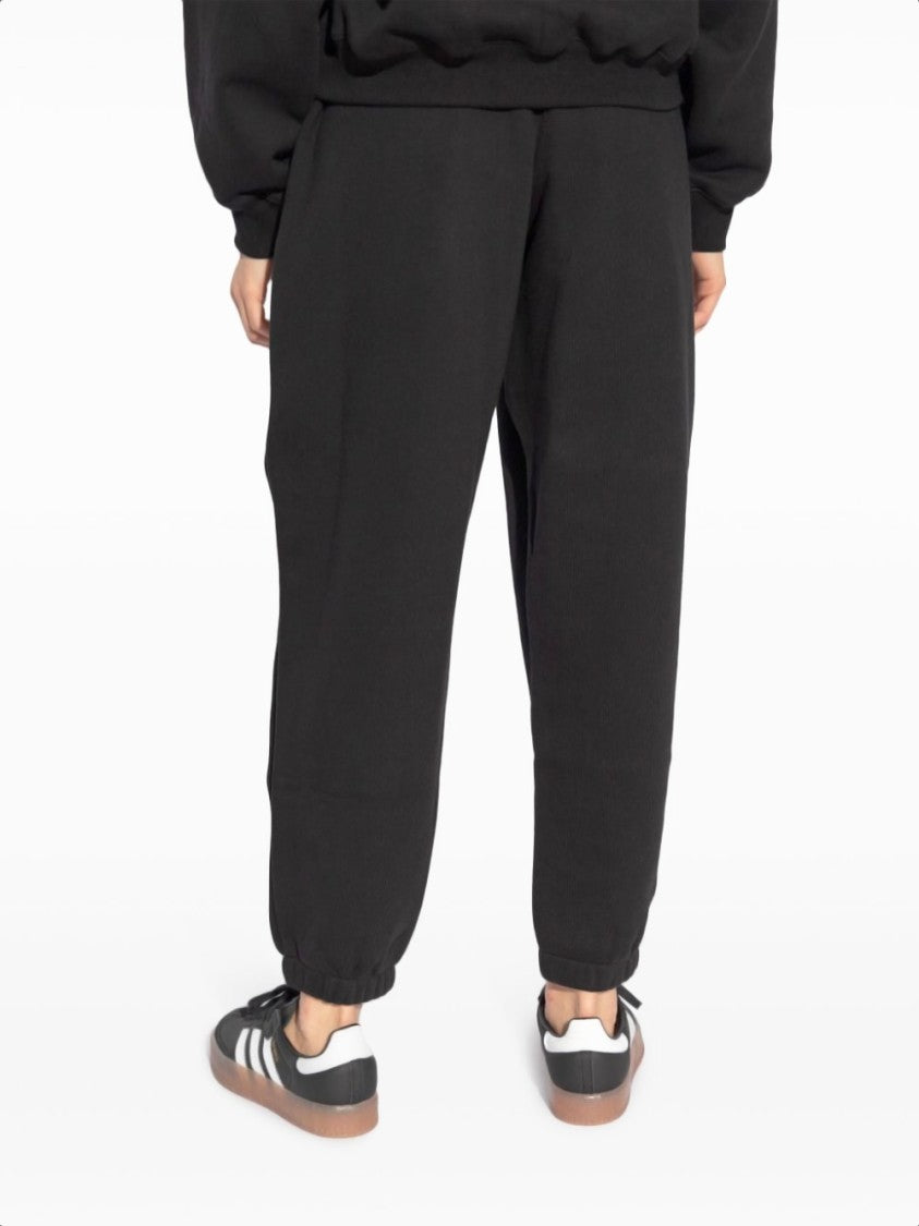 Alexander Wang Relaxed Fit Black Sweatpants With Puff Paint Logo