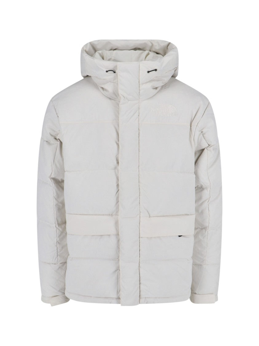 The North Face "Himalayan" Padded Down Jacket, In White Fabric