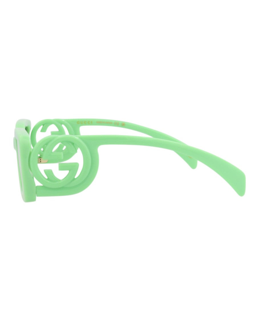 Gucci Square-Frame Injection Sunglasses