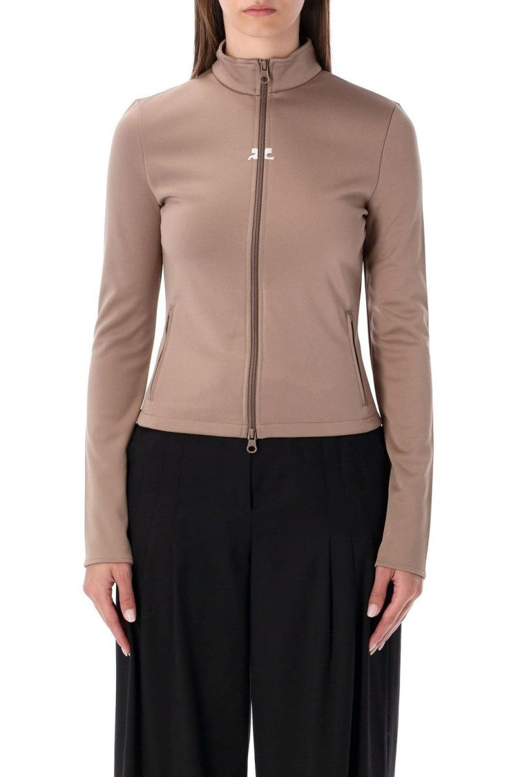 Courrèges Biker Tracksuit Interlock Jacket