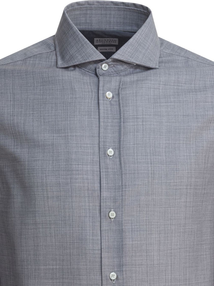Brunello Cucinelli Virgin Wool Shirt