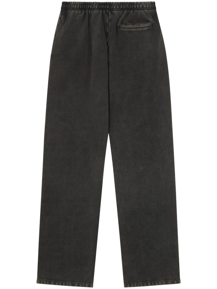 Entire Studios Relaxed Elastic Waistband Vintage Finish Straight-Leg Pants