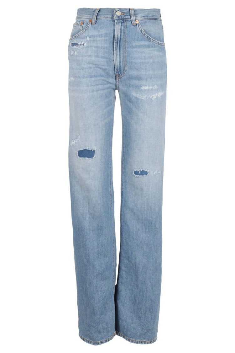 Dondup Mabel Relaxed-Fit Denim Blue Jeans