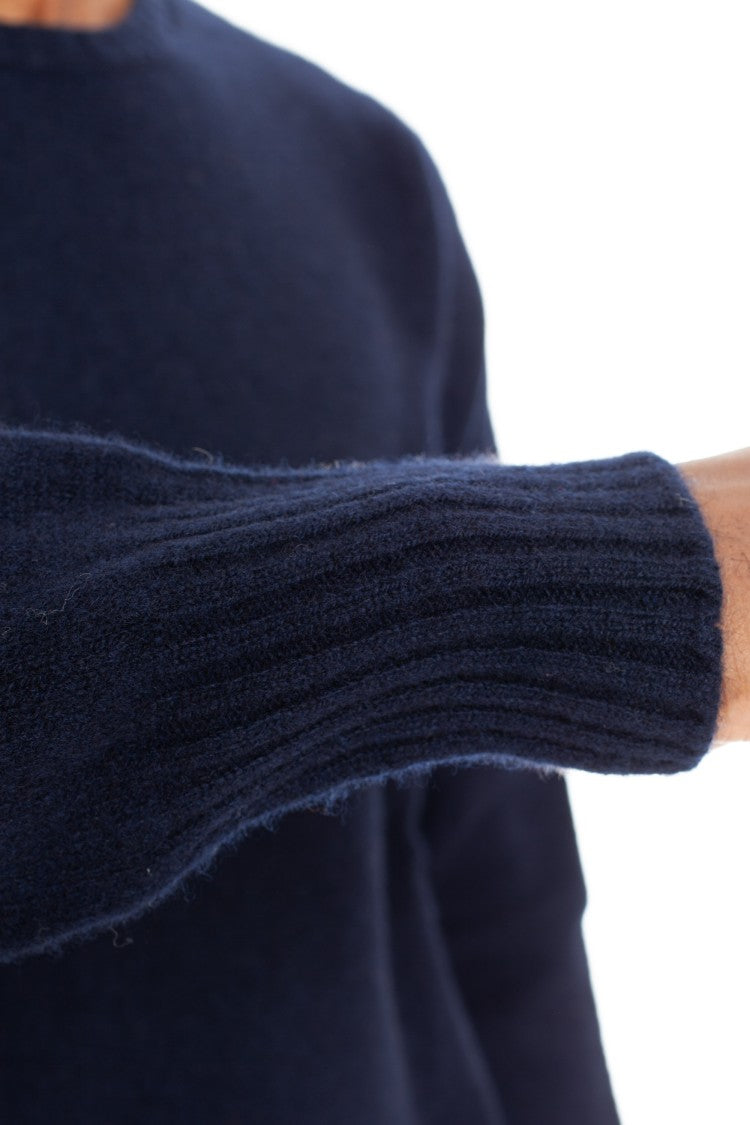 Drumohr Supersoft Brushed Wool Crewneck Sweater