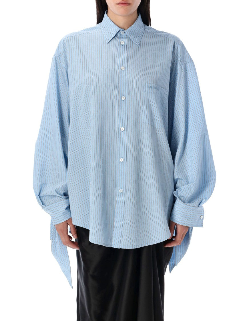 Balenciaga Knotted Cuff Blouse