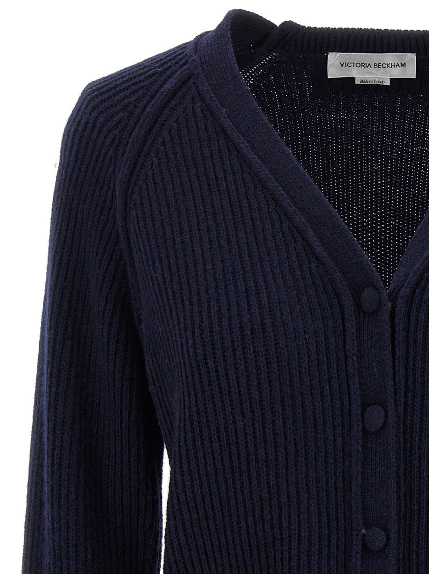 Victoria Beckham Stepped Hem' Cardigan