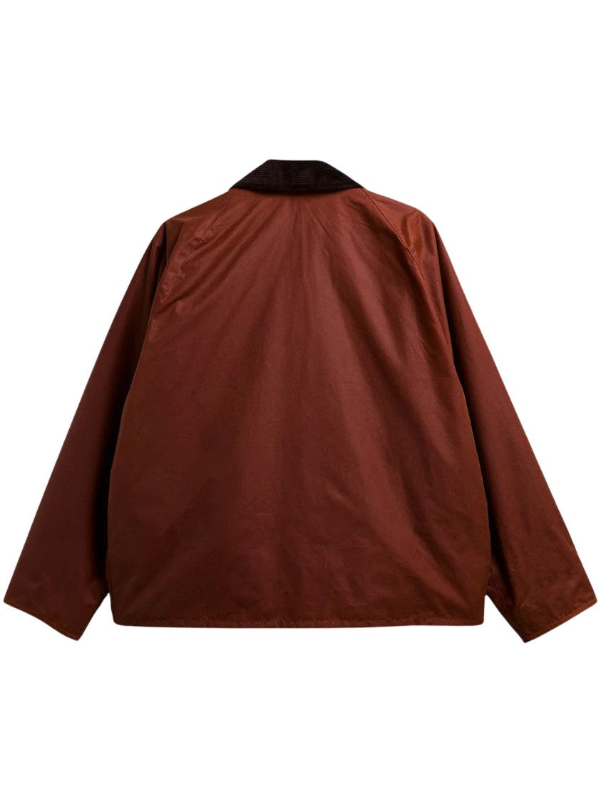 Chiara D'este Key Transport Corduroy Collar Waxed Cotton Jacket