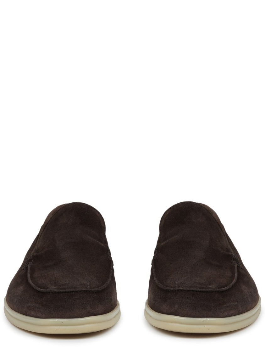 Mille885 Brown Suede Leather Casual Loafers