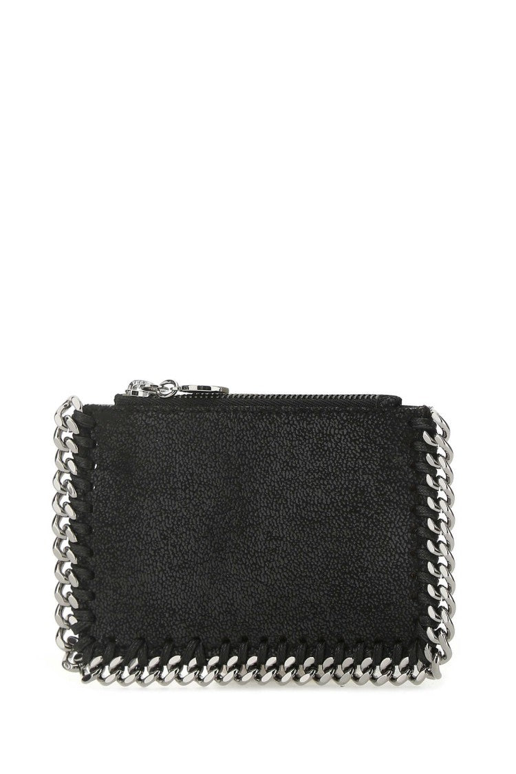 Stella Mccartney Black Shaggy Deer Card Holder