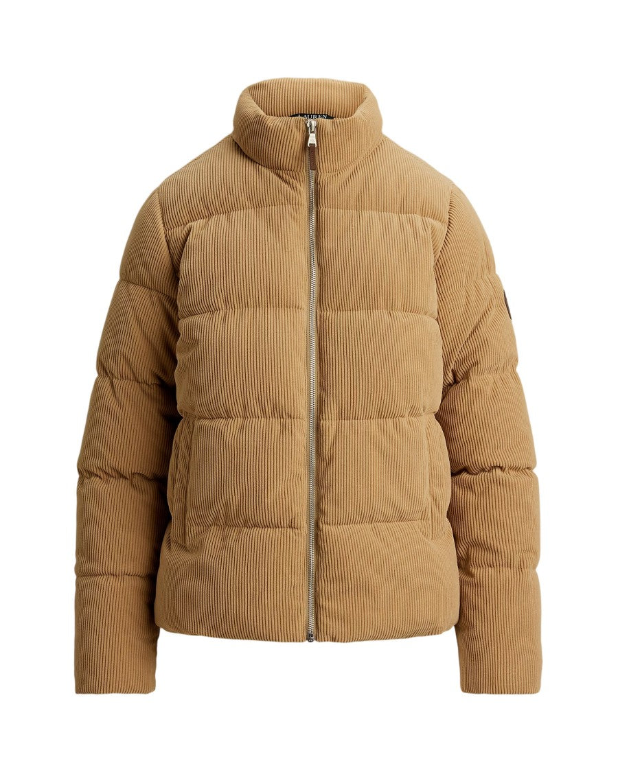 Lauren Ralph Lauren Corduroy-Textured Insulated Puffer Coat