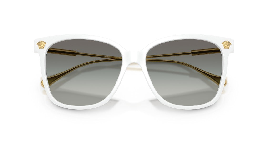 Versace Oversized Square Sunglasses With Gold Accents