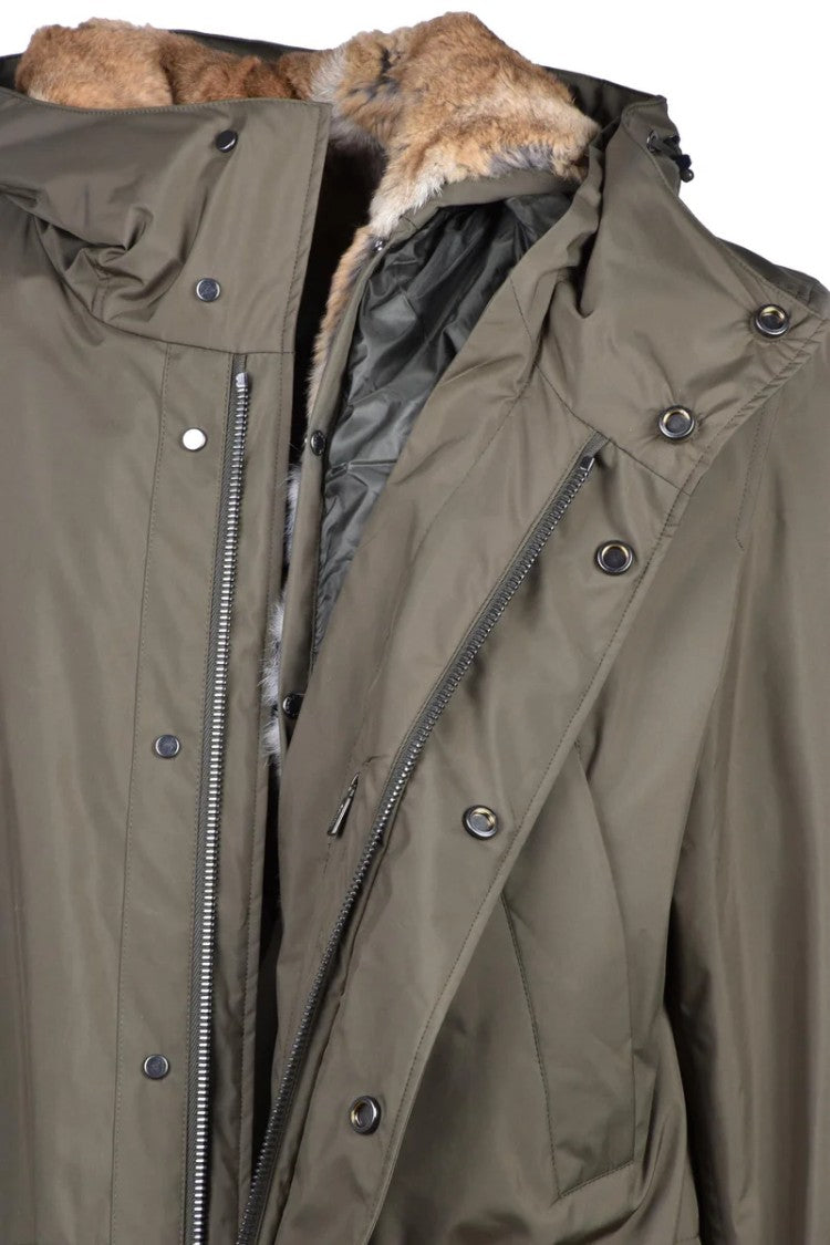 Paul & Shark Parka With Plush Fur Lining