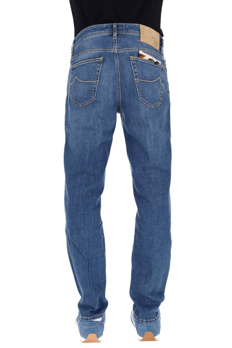 Jacob Cohen Scott Carrot Fit Stretch Denim Jeans