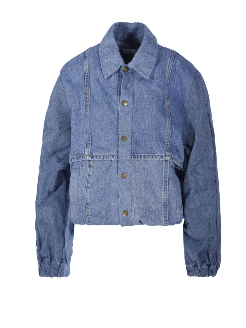 E.L.V. Denim Kara Bomber Jacket