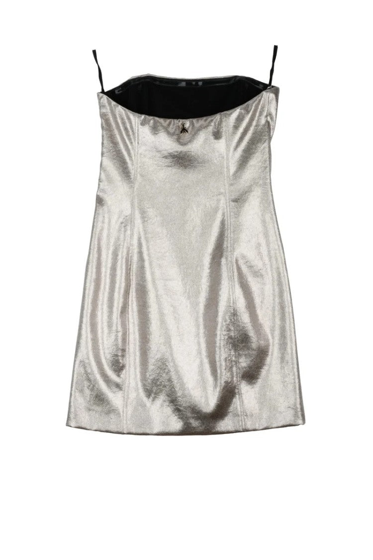 Patrizia Pepe Short Dress - Gold
